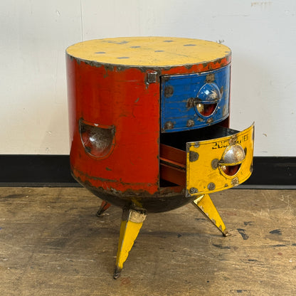 Dlani – Recycled Barrel Side Table